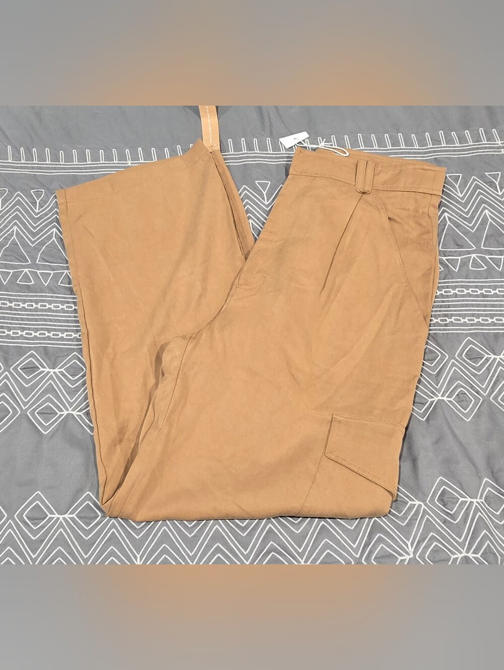 Reformation The Jackson High Waisted Pleated Cargo Pant Size 6